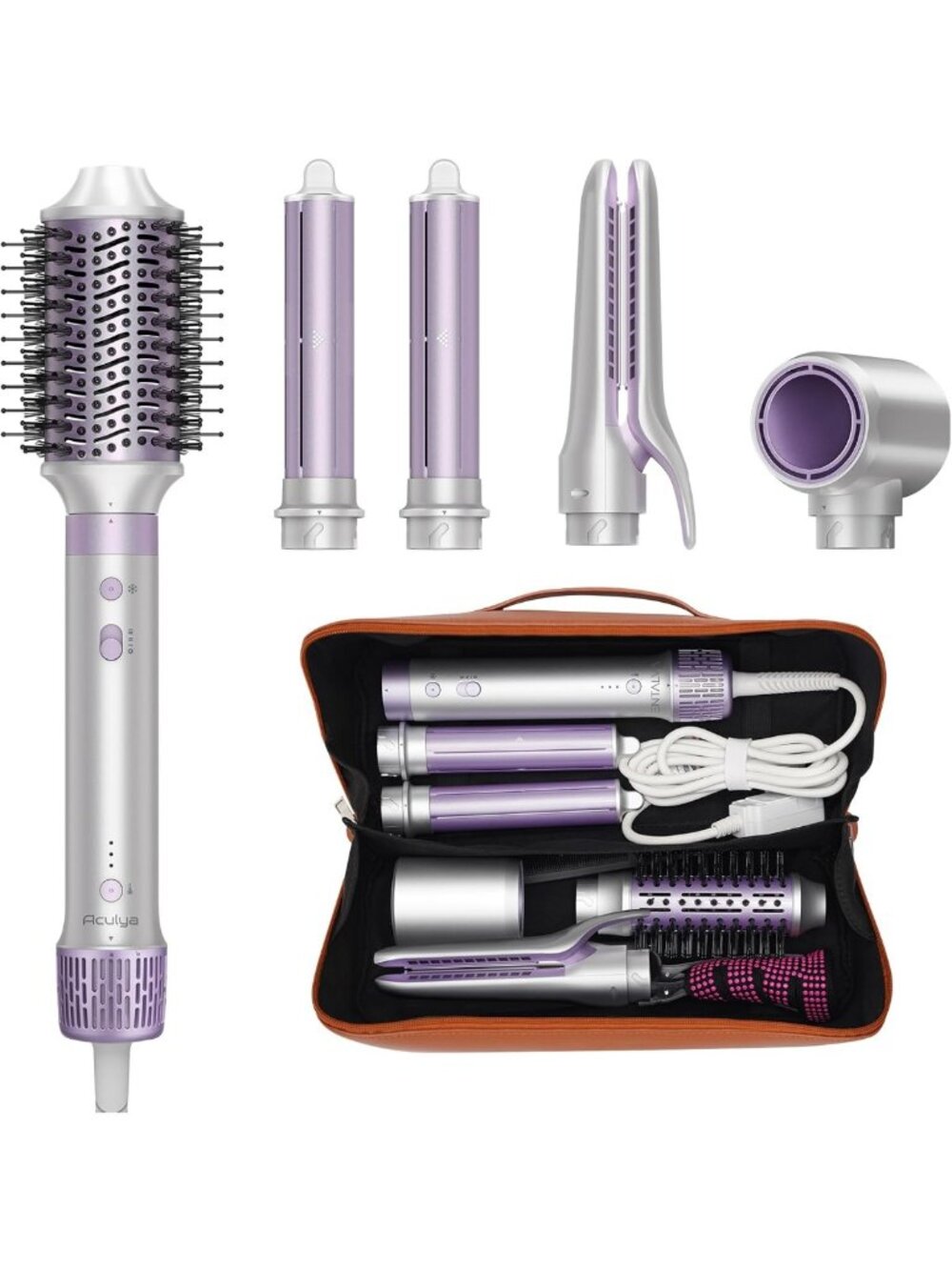 5-in-1 Hair Multi-Styler & Dryer, 1500W, Negative Ionic Technology for